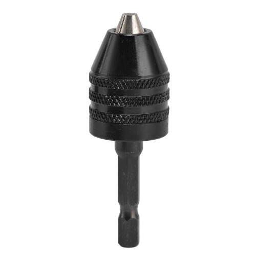 Impact Driver Compatible Drill Chuck Tool Universal Driver Hex Shank Adapter Adjustable Chuck Keyless Drill Chuck Power Screwdriver Conversion Quick