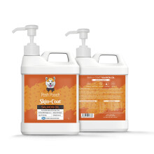 Scottish Salmon Oil For Dogs & Cats 1 Litre Omega 3,6,9 Vitamin E, Pure Fish Oil Promotes Coat, Enhanced Appetite, Relieves Itchiness, Incre