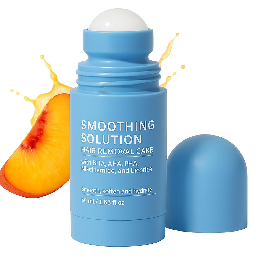 Ingrown Hair Serum Rollon with Salicylic Acid for Bikini Line and Underarms, Vegan Razor Bump Treatment