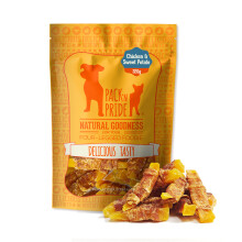 PACK'N PRIDE Dog Treats with Sweet Potato, 1 Pack*320g Rawhide Free Do