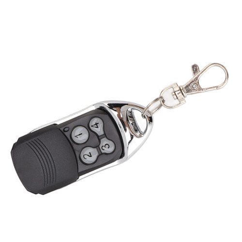 Programmable 4-Button Garage Remote Keychain 433.42MHz with 12V Battery