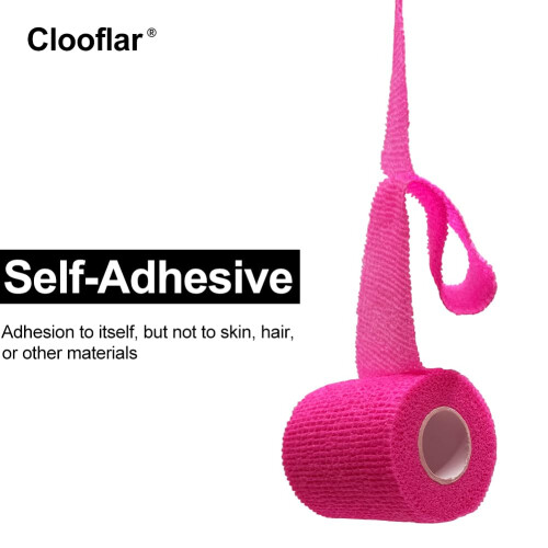 Clooflar 16 Pack Self Adhesive Cohesive Bandage, 5cm x 4.5m Elastic 1