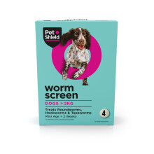 Worm Screen Combo, Dog Worming Tablets, 4 Pack – Vet Approved Worming