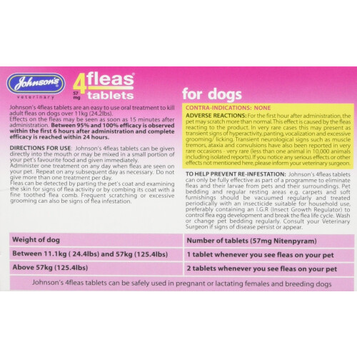 Johnsons 4Fleas Tablets Large Dogs 3 Treatment Pack 1
