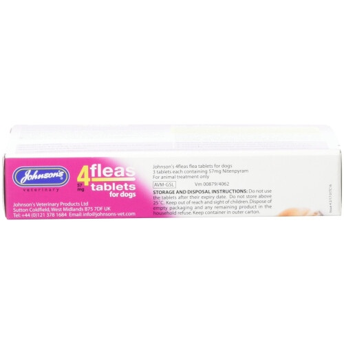 Johnsons 4Fleas Tablets Large Dogs 3 Treatment Pack 2