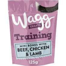 Wagg training beef, and chicken dog treats 125g (pack of 7) - Oven baked (package may vary)