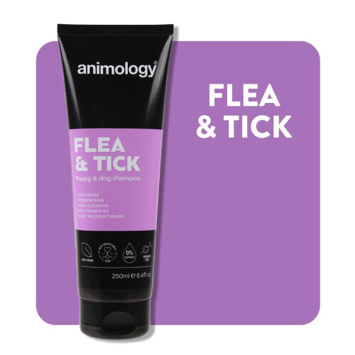Animology Flea & Tick Dog Shampoo 250ml 1