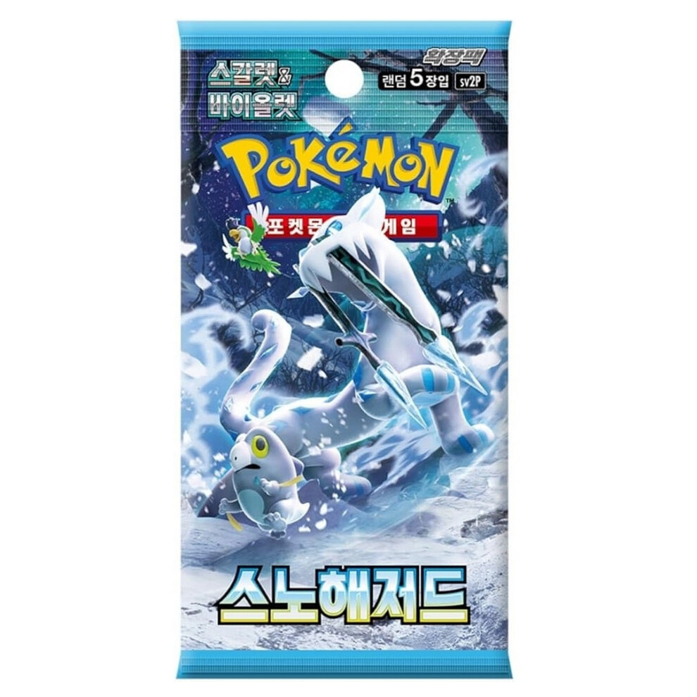 Pokémon Snow Hazard Korean Booster