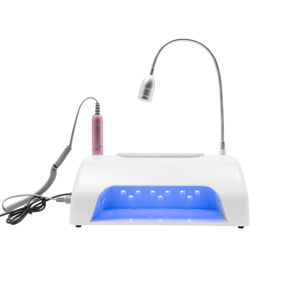 5 in 1 Professional Nail Care Machine 96W LED Nail Lamp with Dust Collector and Drill
