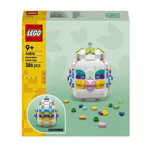 LEGO Lego 40816 Decorative Easter Egg 386 Piece Set