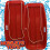 Pack of 2 'Snow Speeder' Plastic Sled - Red 1