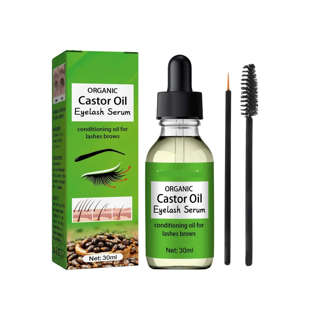 Eyelash Growth Serum 2 Pack â Gentle Lash Enhancer for Longer Thicker Lashes, SmudgeProof