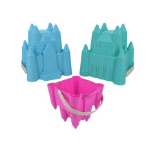 Princess Castle Bucket 7" Blue Green or Pink