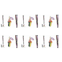 Pack Of 6 Rock Dummies With Bubbles Lanyards