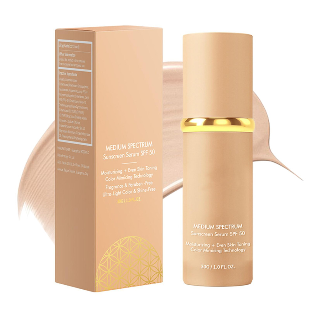 4in1 Color Changing Foundation with SPF50, Waterproof Long Lasting Lightweight Coverage