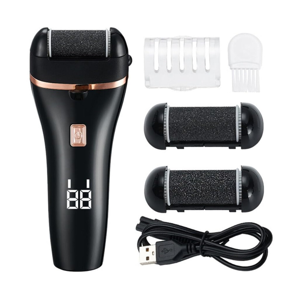 Rechargeable Electric Foot File Callus Remover with Long Battery Life and Ergonomic Grip