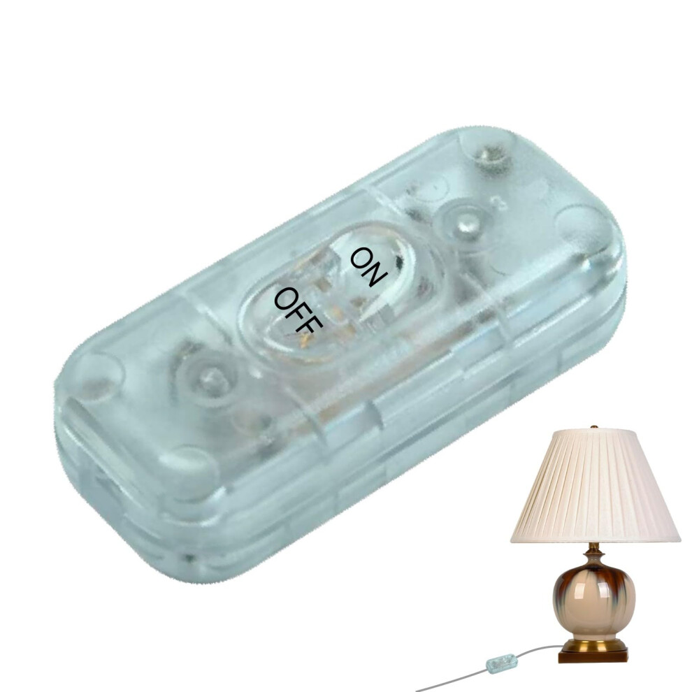 Lamp Cord Switch Replacement Inline Rocker Switch For Table Lamps Wide Compatibility Durable 9113335758513