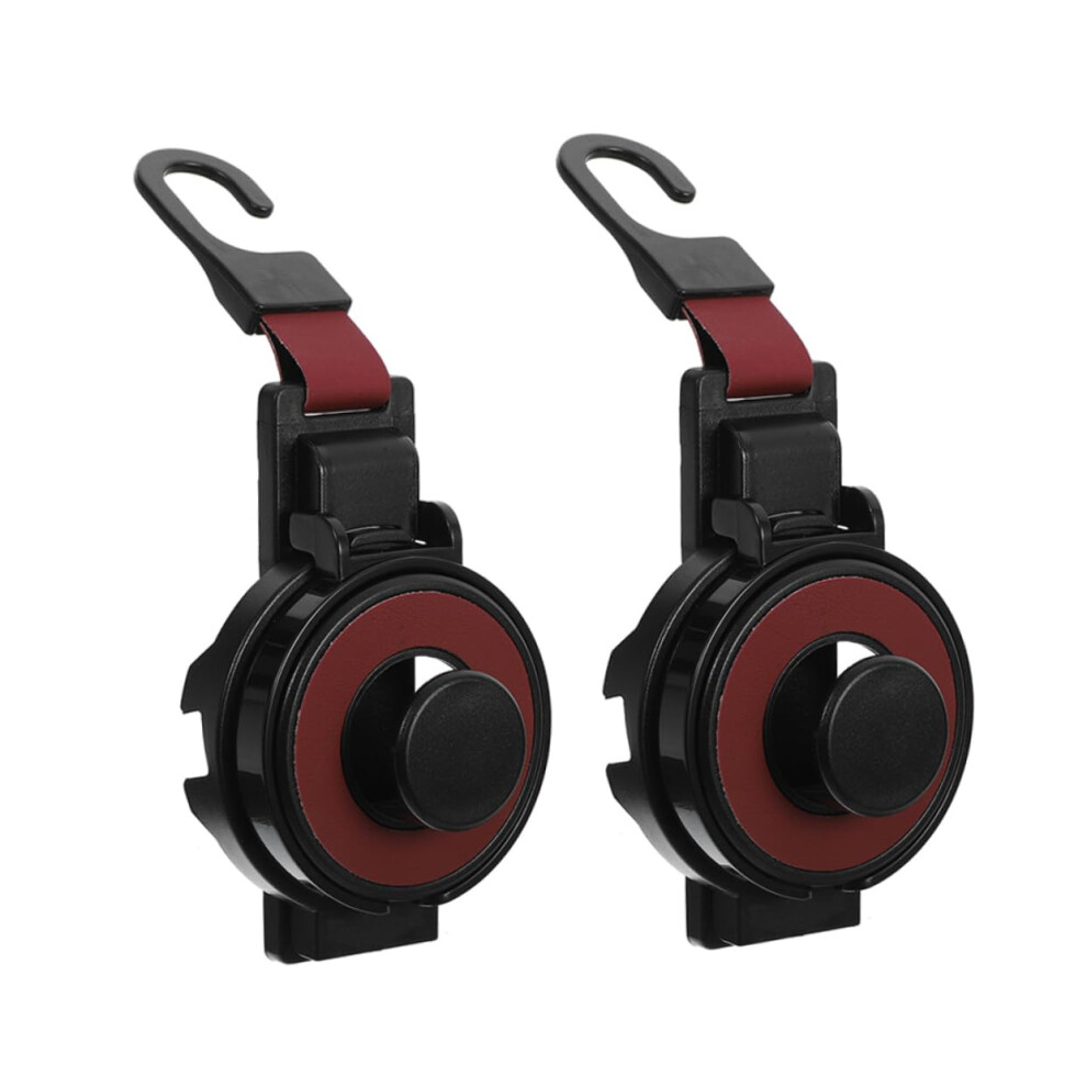 2Pcs Car Cup Holder For Backseat, Abs Dual Drink Organizer, Easy Install Red 9455672938457