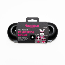 Groomi Deshedding & Grooming Brush for Dogs, Cats, Horses & Rabbits - Gentle & E