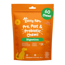 Zesty Paws Probiotic Chews for Dogs | Supports Gut Health, Stool Quality & Diges