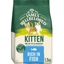 James Wellbeloved Hypoallergenic Dry Cat Food for Kitten Fish 1.5 kg