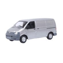 Oxford Diecast VW T5 Silver Van OO Gauge 1:76 Scale Model Vehicle