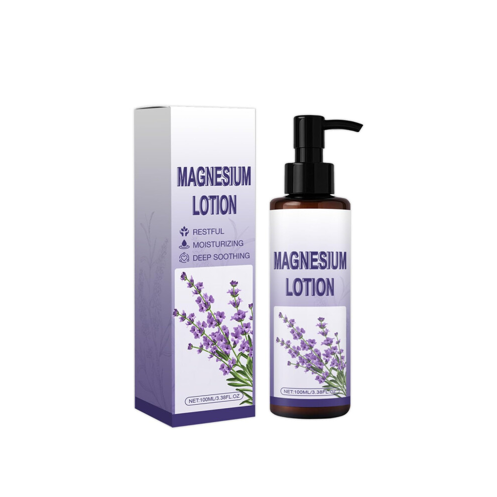 Lavender Magnesium Body Lotion With Calming For Sleep, Deep Hydration And Muscle Comfort