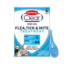 Bob Martin Clear Spot On Flea Treatment for Small Pets (Rabbits, Hamsters, Guine