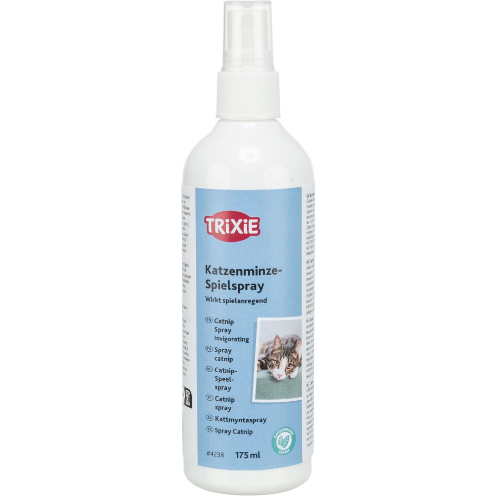 Photos - Cat Food Trixie Catnip Play Spray – increases cats' desire to play – ideal for toys, scra 