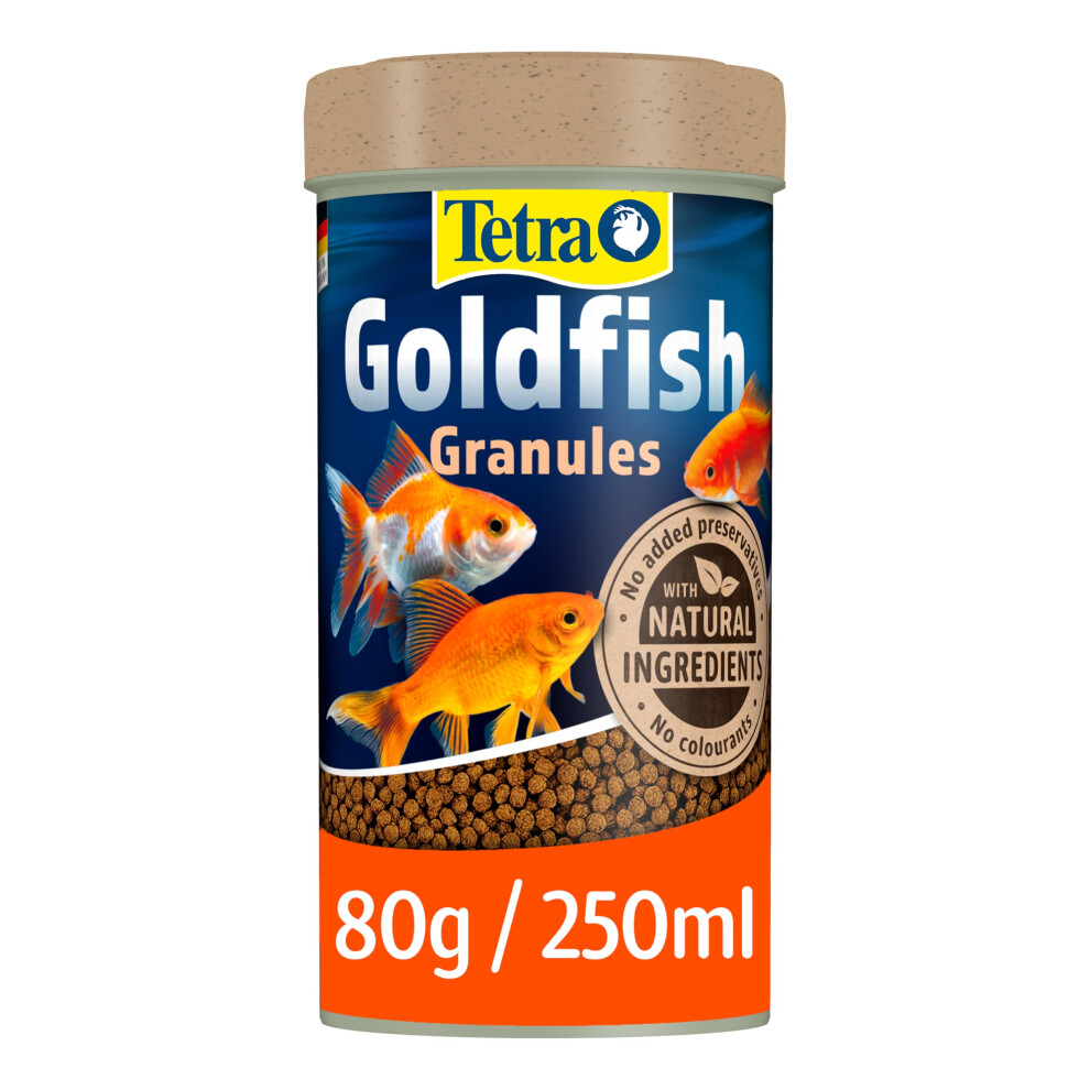 New Tetra Goldfish Fish Food Granules, Complete Fish Food For All Smaller