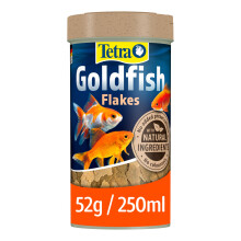 Tetra Goldfish Flakes - flake fish food for all goldfish and other coldwater fish, 250ml(Packaging may vary)