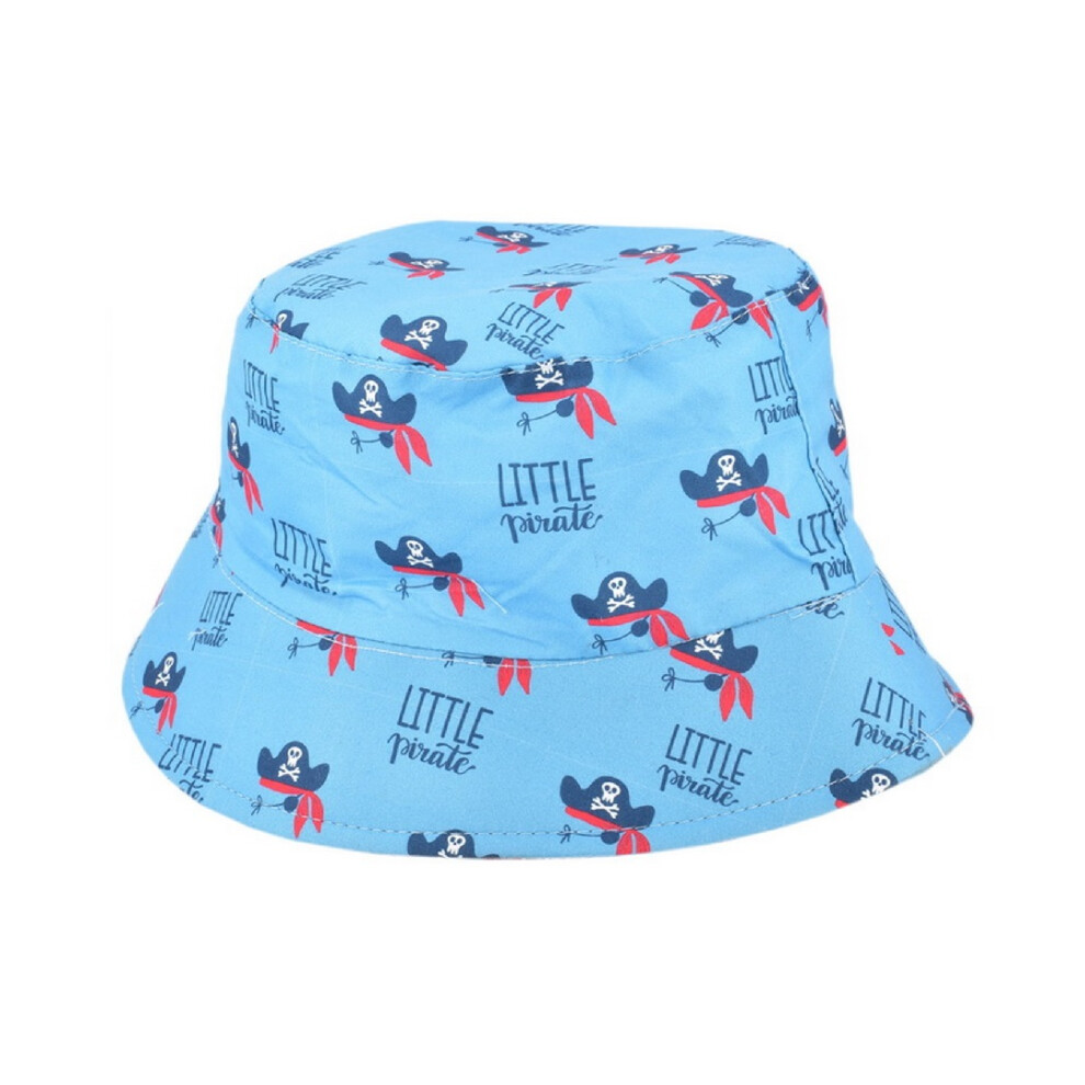 Kandy Toys Childrens Little Pirate Print Reversible Bucket Hat 54Cm