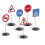 Dolu Dolu 6 Piece Traffic Signs Play Set 1