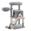 FEANDREA Feandrea Cat Tree Tower, Widened Perch for Large Cats, Light Grey PCT51WV1 1