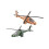 Kandy Toys Die Cast Apache Helicopter Assorted Colours 1