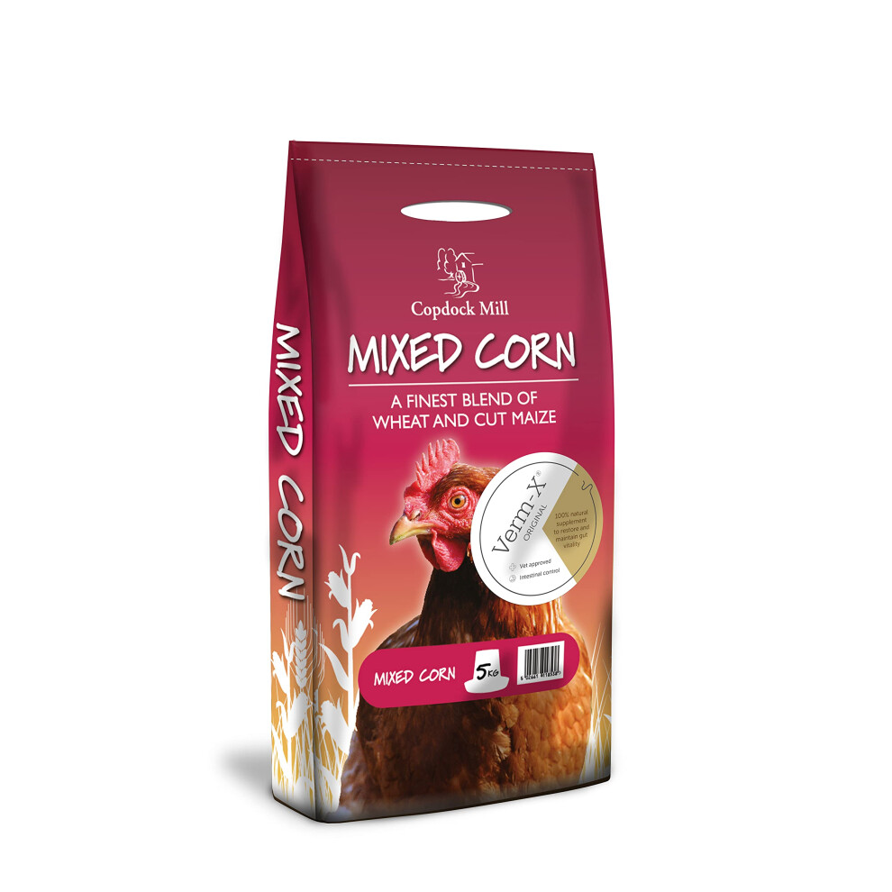 Copdock Mill Mixed Corn Poultry Feed With Verm-X 5Kg