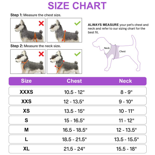 Joytale Step in Dog Harness,Soft Mesh Reflective Breathable Vest Harne 1