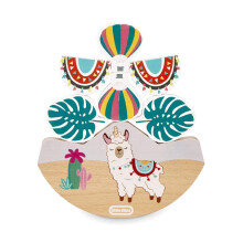 Little Tikes Wooden Critters Balancing Toy Llama-Corn Playset
