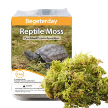 Begeterday 100g Pure Natural Reptile Moss for Humidity, Great for Snakes, Turtle and Other Reptiles, Good for Terrariums for Reptiles & Amph