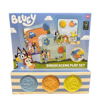 Bluey Childrens Dough Scene Play Set