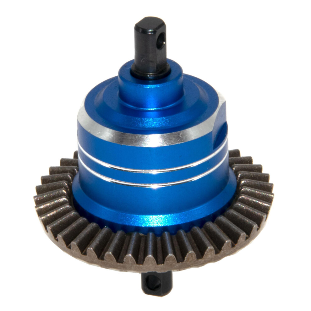 Rc Differential Gear For Traxxas Slash 4X4 Upgrade, Durable Steel Front Rear Diff, Replacement Part Blue 9113335742338