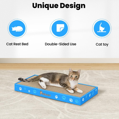 Petslucent Cat Scratching Board, Corrugate Cat Scratcher for Indoor 2
