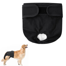Aomig Reusable Dog Nappies, Absorbent dog diapers, Washable Dog Diapers Puppy Sanitary Wraps Panties for Female Pet, Dog period pants & dog