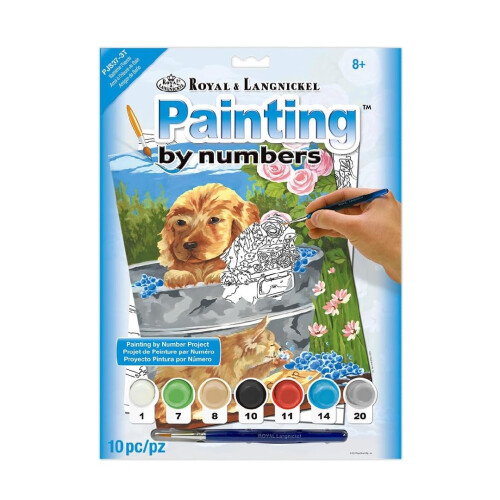 Paint By Number Junior Small Bathtime Friends Art Set
