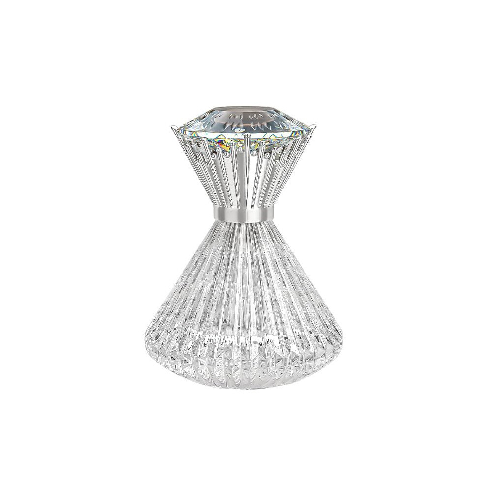 Silver Women's Perfume Long Lasting Eau De Parfum 50Ml Luxury Diamond Fragrance For Daily Wear