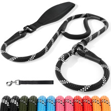 Kdsvakd Slip Lead for Dogs, 1.2M/1.5M/1.8M No Pull Training Leash with Double Co