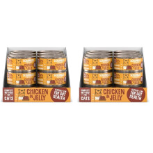 Scrumbles Natural Wet Cat Food, Chicken in Jelly 18x 80g (Pack of 2)