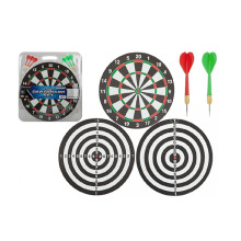 15" Dart Board Set Family Game With X6 Darts
