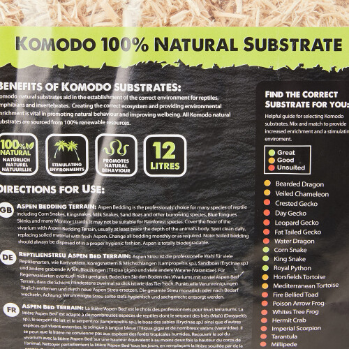 Komodo Komodo Aspen Bed Terrain, 12 Litre 2