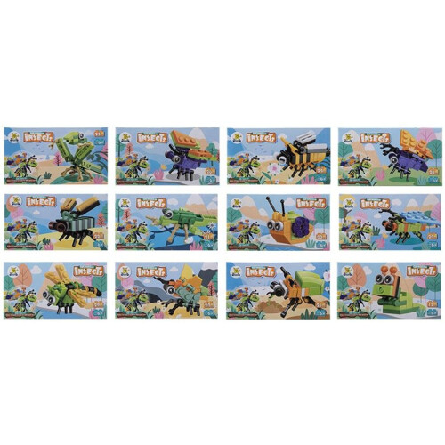 Single Build Blocks Insects